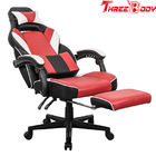 Custom Reclining Gaming Chair With Wheels , Big And Tall Gaming Chair Adjustable Armrest