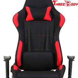 China Silla cómoda de encargo de la silla del juego debajo de 100, roja y negra de la oficina para el juego fábrica