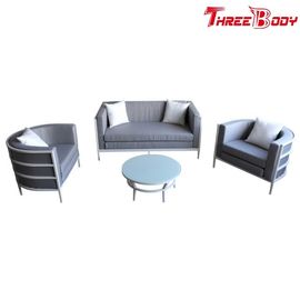 China Sofá de los muebles del jardín del ocio, tabla al aire libre del jardín del hotel y sillas de aluminio fijados fábrica