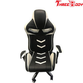 China Silla blanco y negro comercial del juego, silla de escritorio ligera de Seat que compite con fábrica