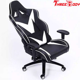 China Silla blanco y negro del juego de la parte posterior del alto, silla ergonómica ligera del juego fábrica