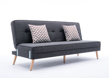 China Sofá contemporáneo constante de la tela de Seater de los muebles dos del dormitorio en color gris negro fábrica