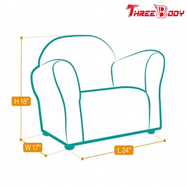 La silla moderna del sofá del niño de Brown, contemporáneo de la silla del dormitorio de los muchachos embroma los muebles