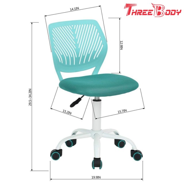 La silla del escritorio de los niños ajustables, ordenador brillante del color embroma la silla de la oficina