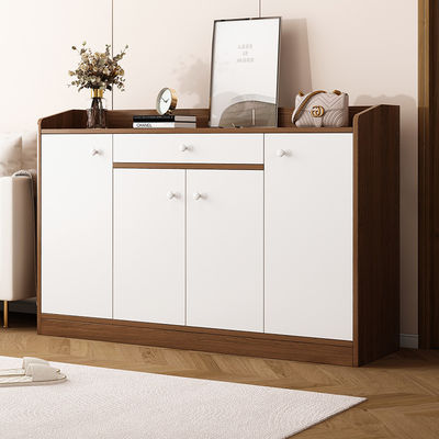 Cabinet de almacenamiento de zapatos de madera sólida de gran capacidad para ahorrar espacio para la entrada del hogar, la puerta exterior del hogar, el pasillo del ascensor