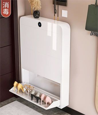 2024 Nuevo Desinfección Esterilización Inteligente Ultra delgado de 15 cm de ancho Acero gabinete de almacenamiento de zapatos para la entrada del hogar, pasillo